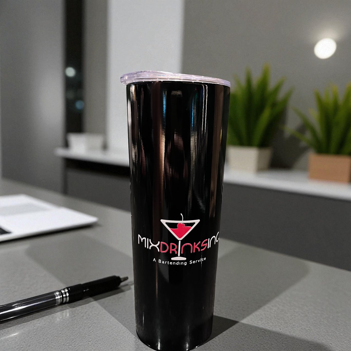 Insulated Tumbler – 20 oz (Black)